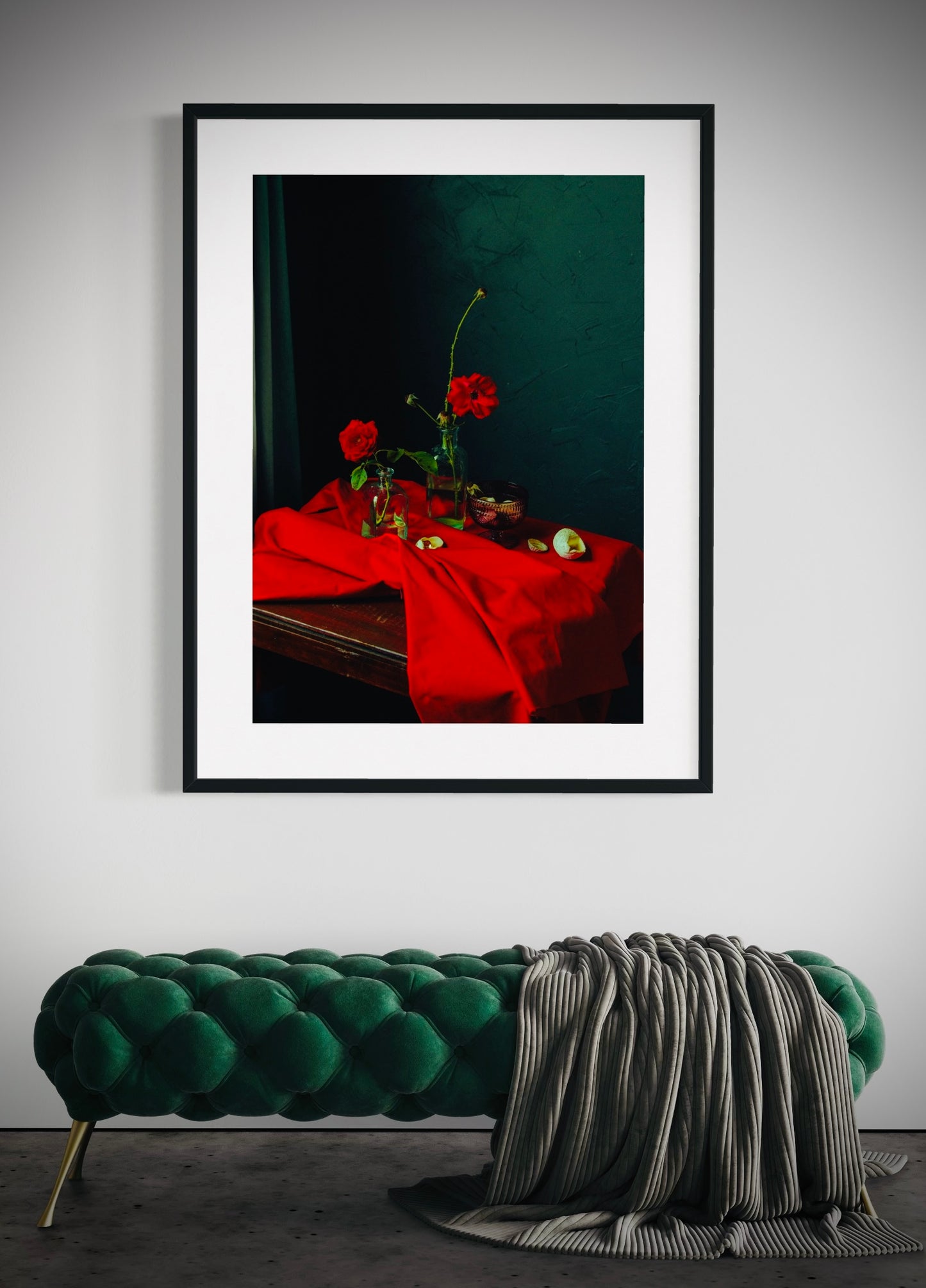 Red Roses - by Irina Denisova