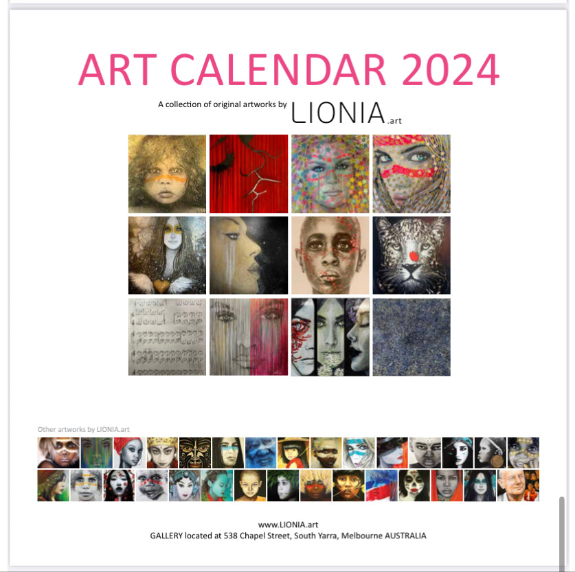 2024 - Art Calendar. SOLD OUT Your personal art show and organiser.