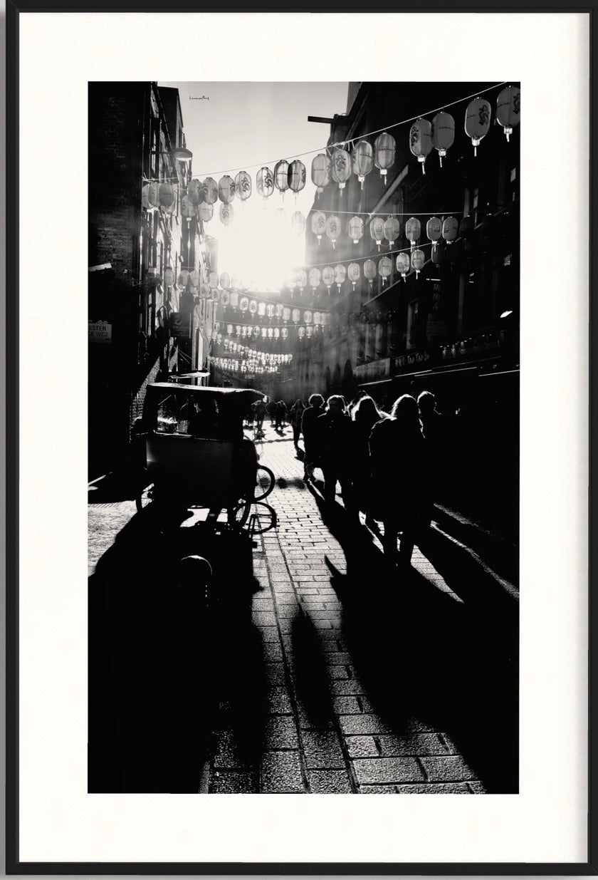 Between the traffic / London China town - by Laurence Pang