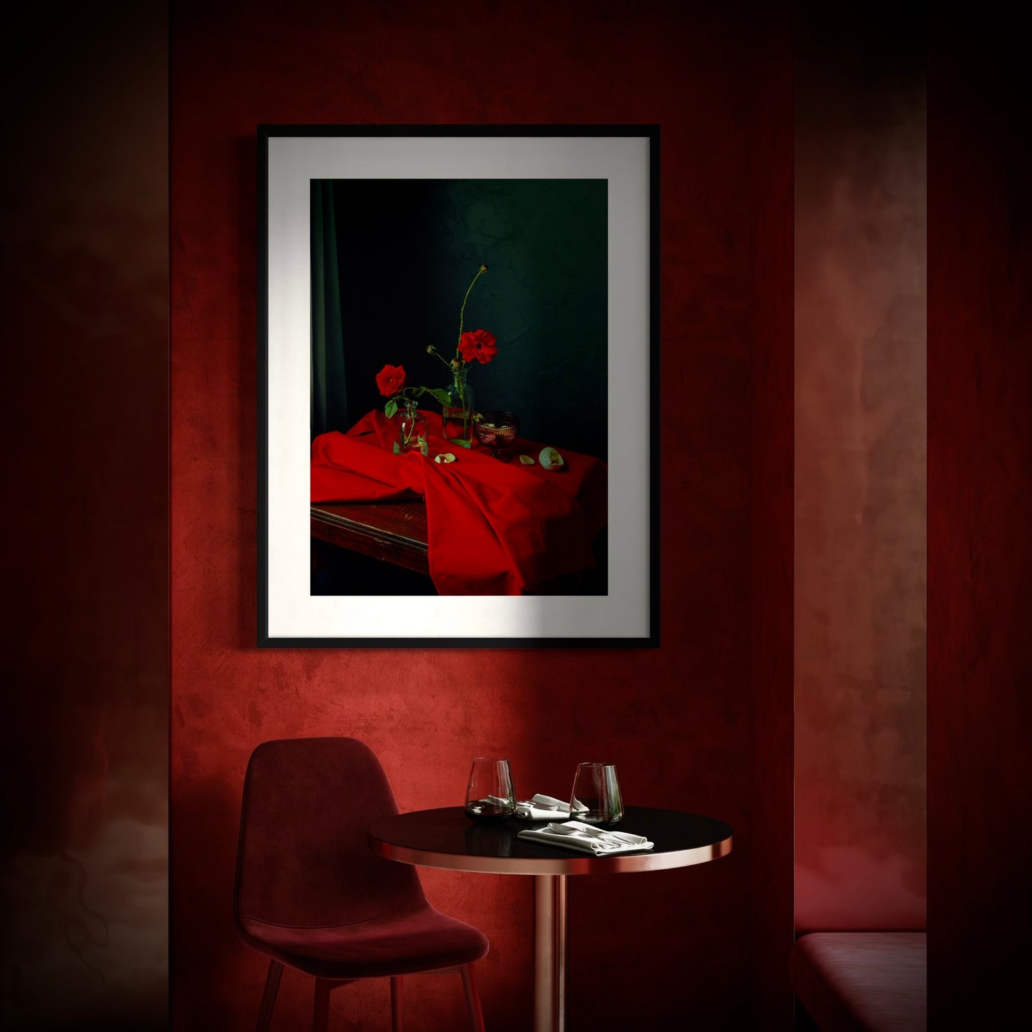 Red Roses - by Irina Denisova