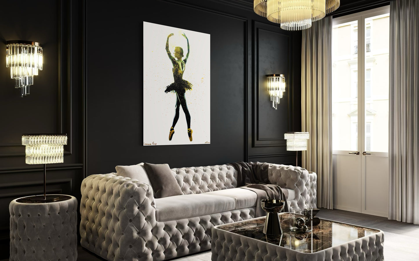 Dazzling Ballerina - by Laurence and Lionia