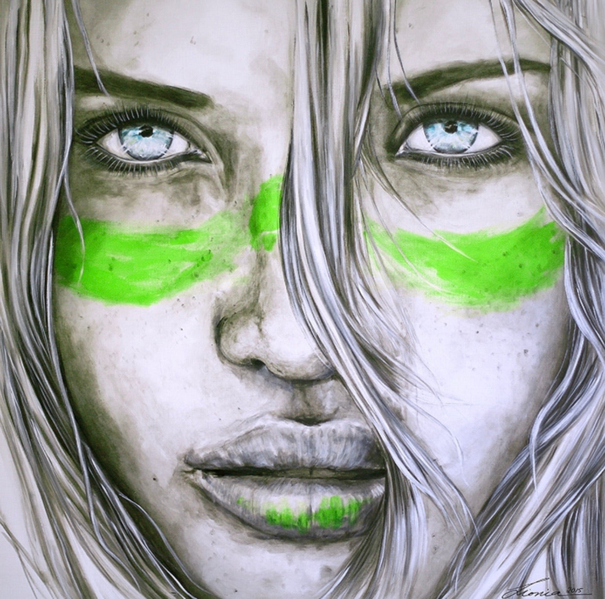 Lucky Country (Green Zinc) - Aussie Girl. Limited Edition