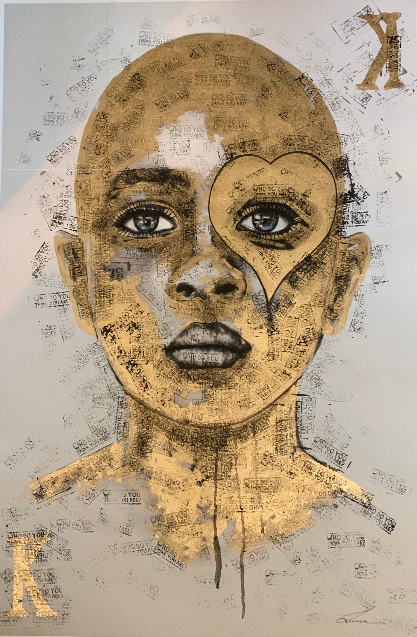 Who do you think you are Gold - Deluxe/sold. Enquire to get a custom work.