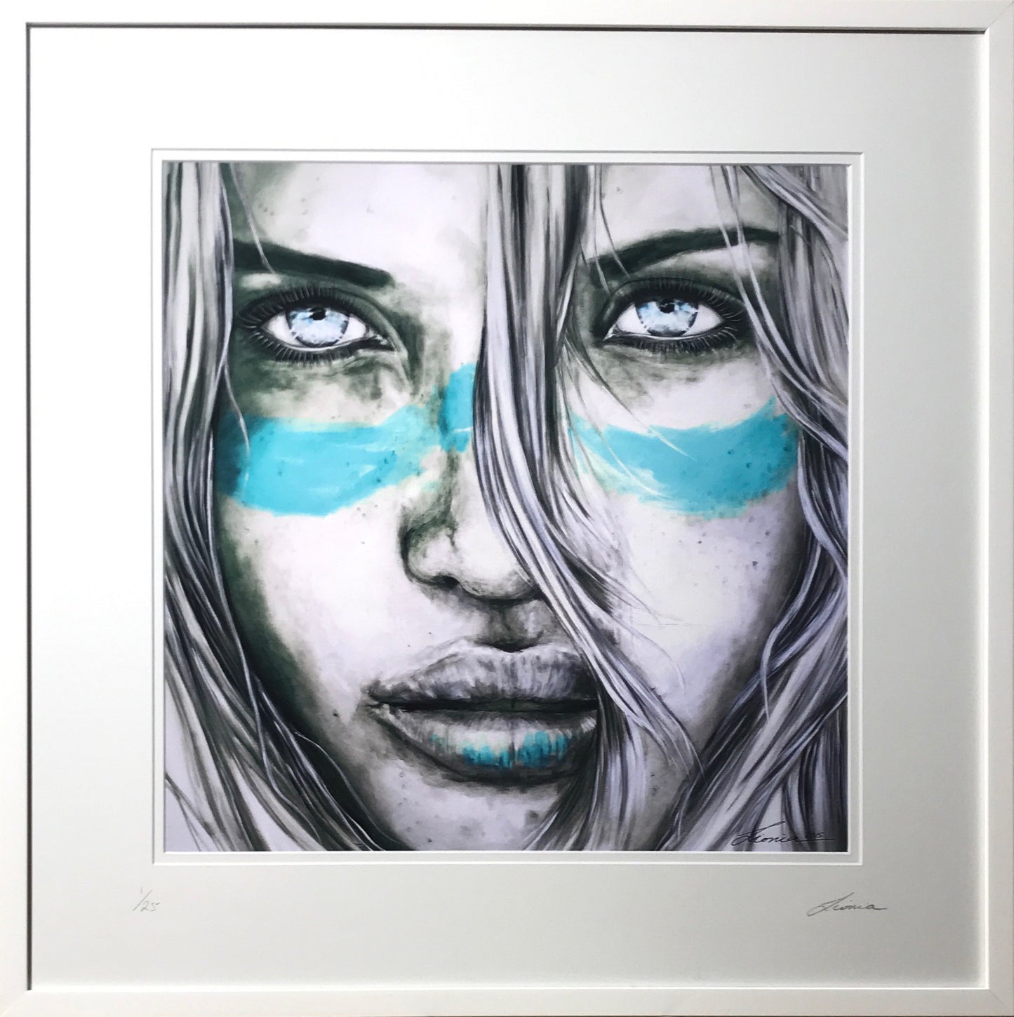 Lucky Country (Blue Zinc) - Aussie Girl. Limited Edition