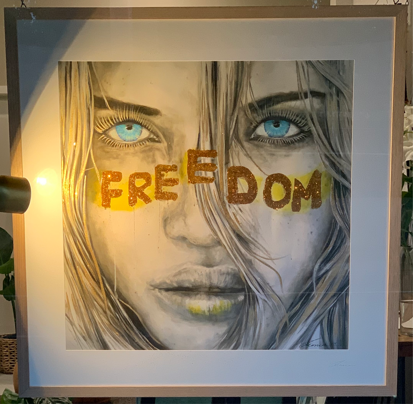 Freedom - Lucky Country Deluxe Handworked Art - SOLD