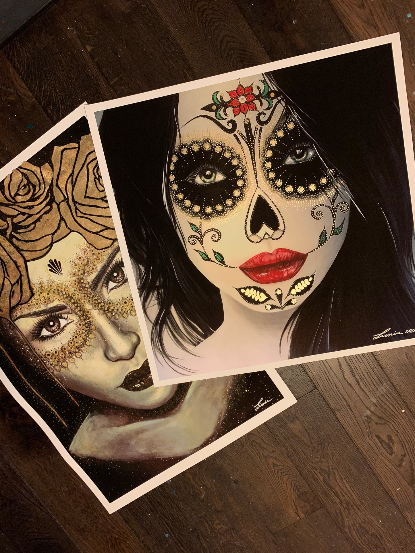 Para Sempre Deluxe Handworked Art - SOLD. Enquire to get a custom work.