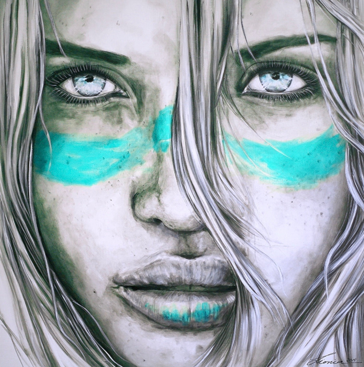 Lucky Country (Blue Zinc) - Aussie Girl. Limited Edition