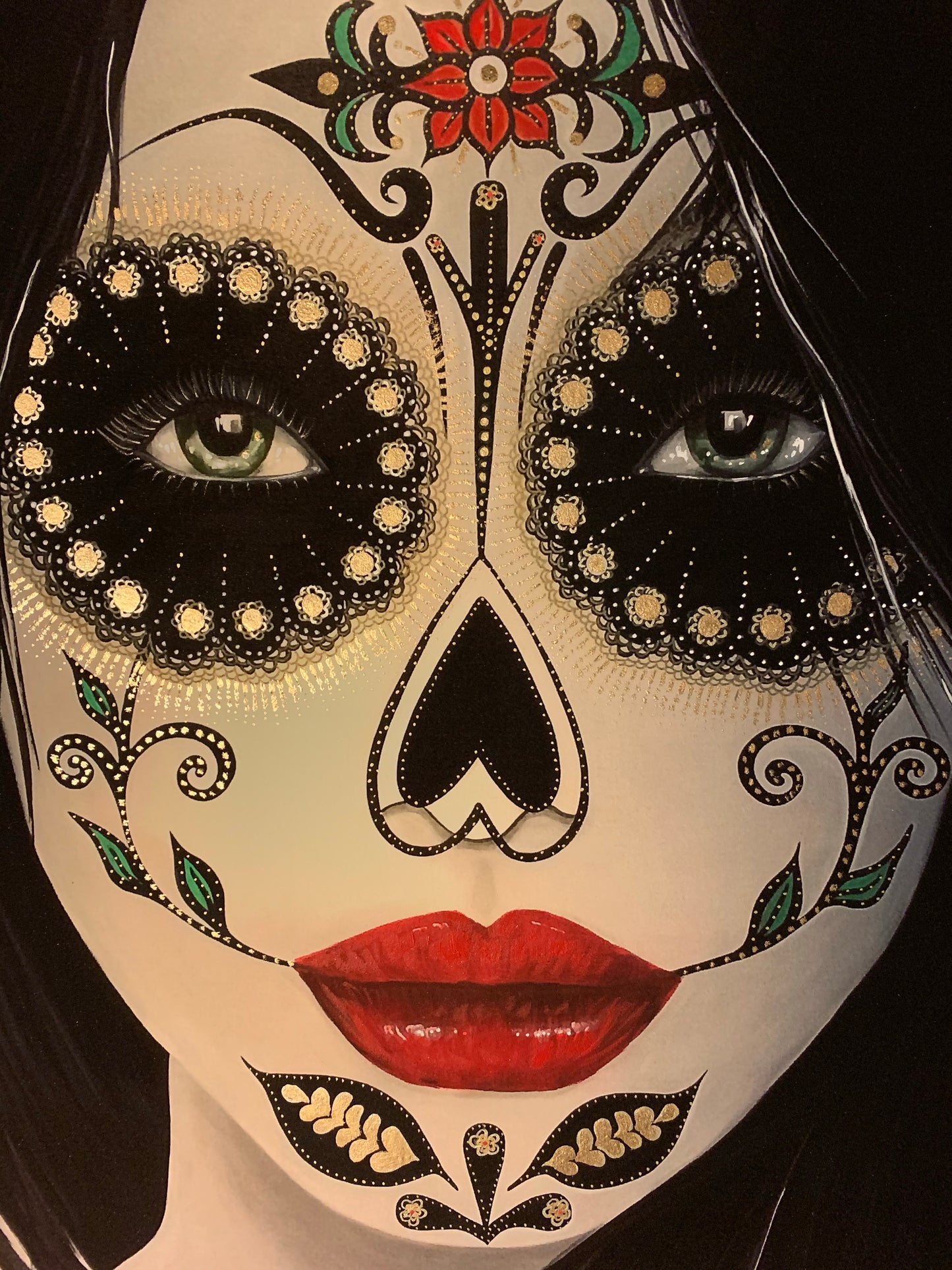 Para Sempre Deluxe Handworked Art - SOLD. Enquire to get a custom work.