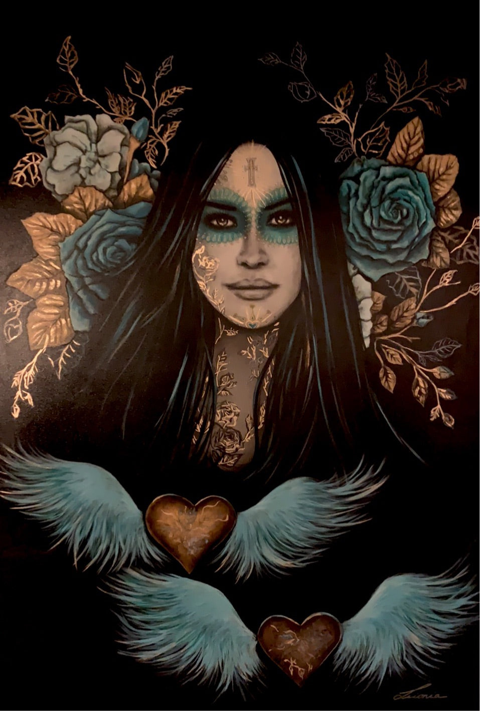 Keeper of golden hearts - SOLD