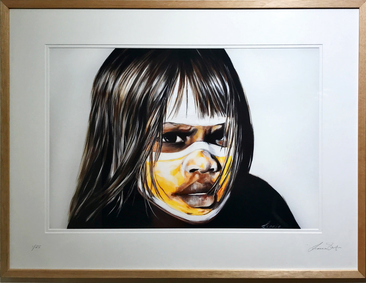 Dreamtime Girl - Australian aboriginal child. Limited Edition