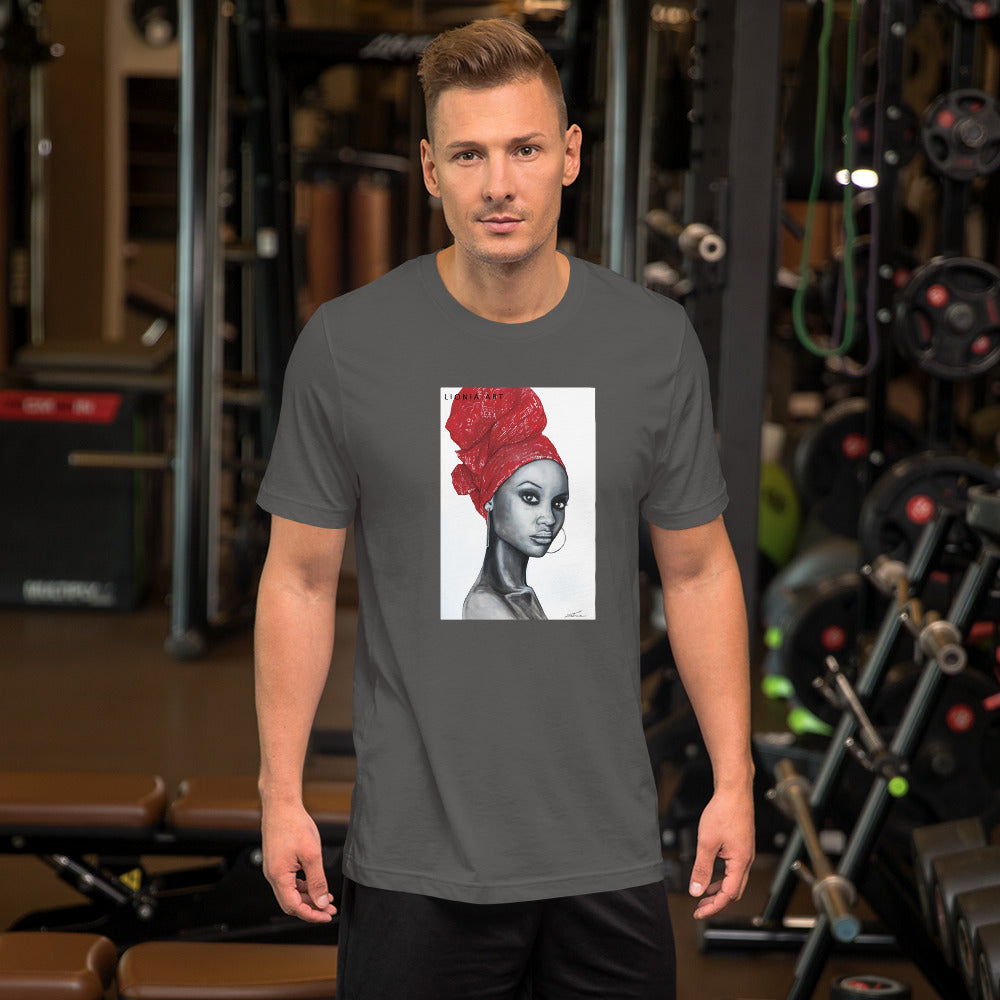 African Pride red art by Lionia Short-Sleeve Unisex T-Shirt