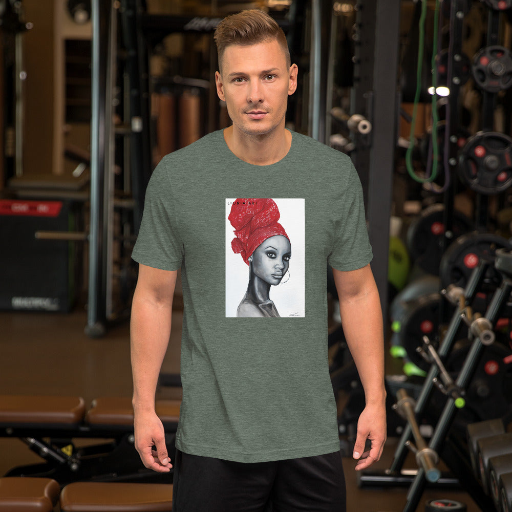 African Pride red art by Lionia Short-Sleeve Unisex T-Shirt
