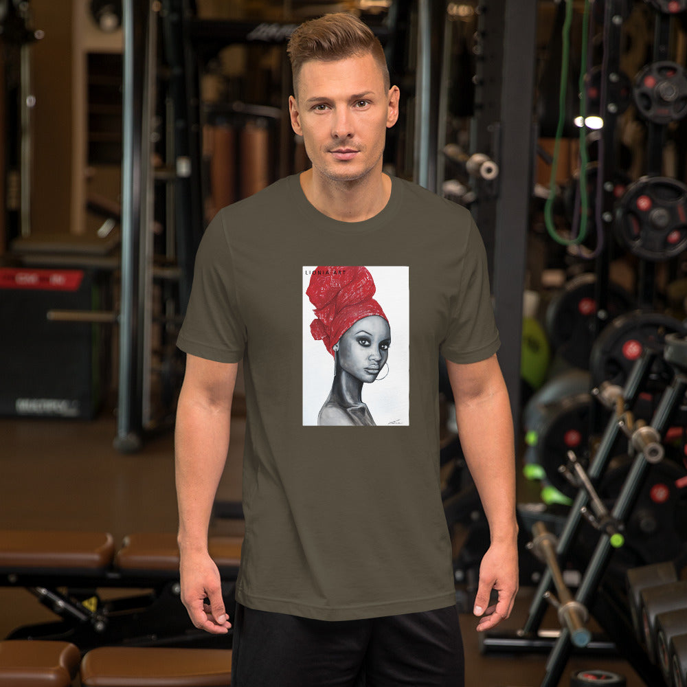 African Pride red art by Lionia Short-Sleeve Unisex T-Shirt