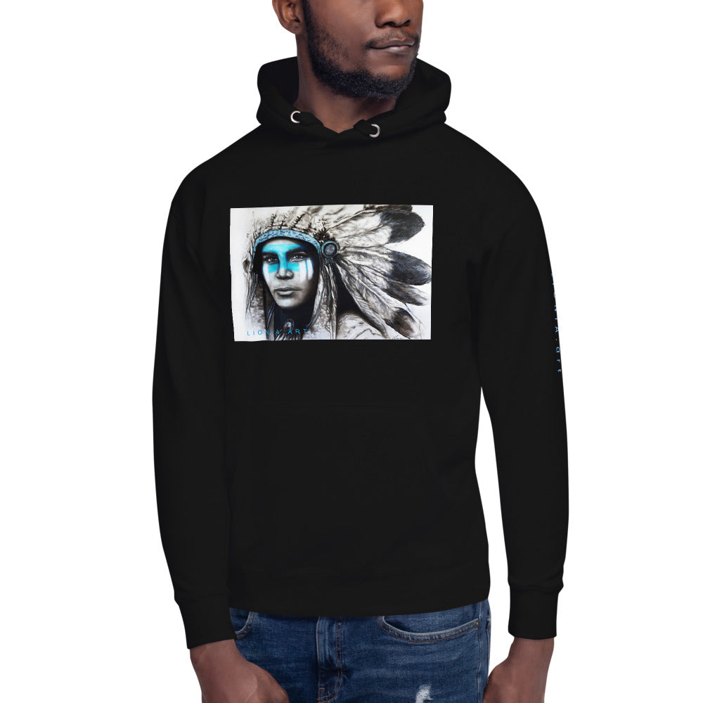 Blue Chief - Original Art by Lionia Hoodie