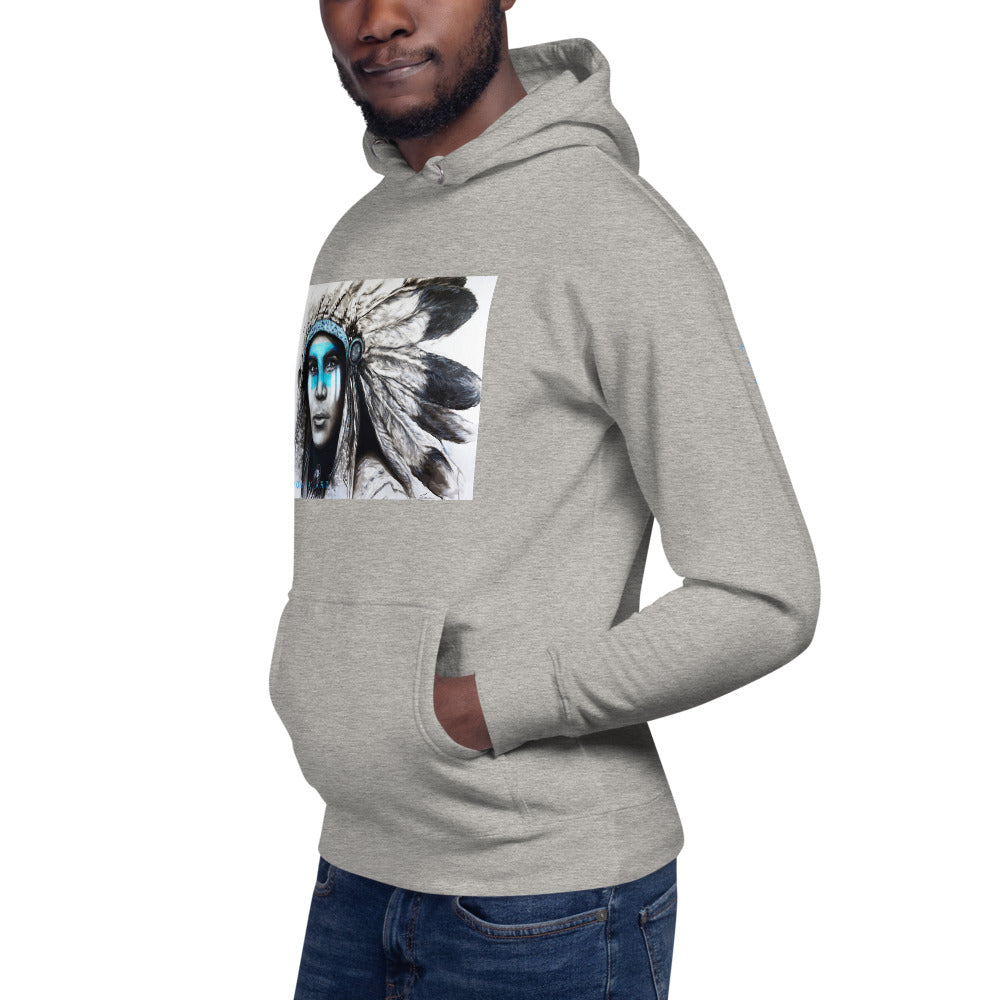 Blue Chief - Original Art by Lionia Hoodie