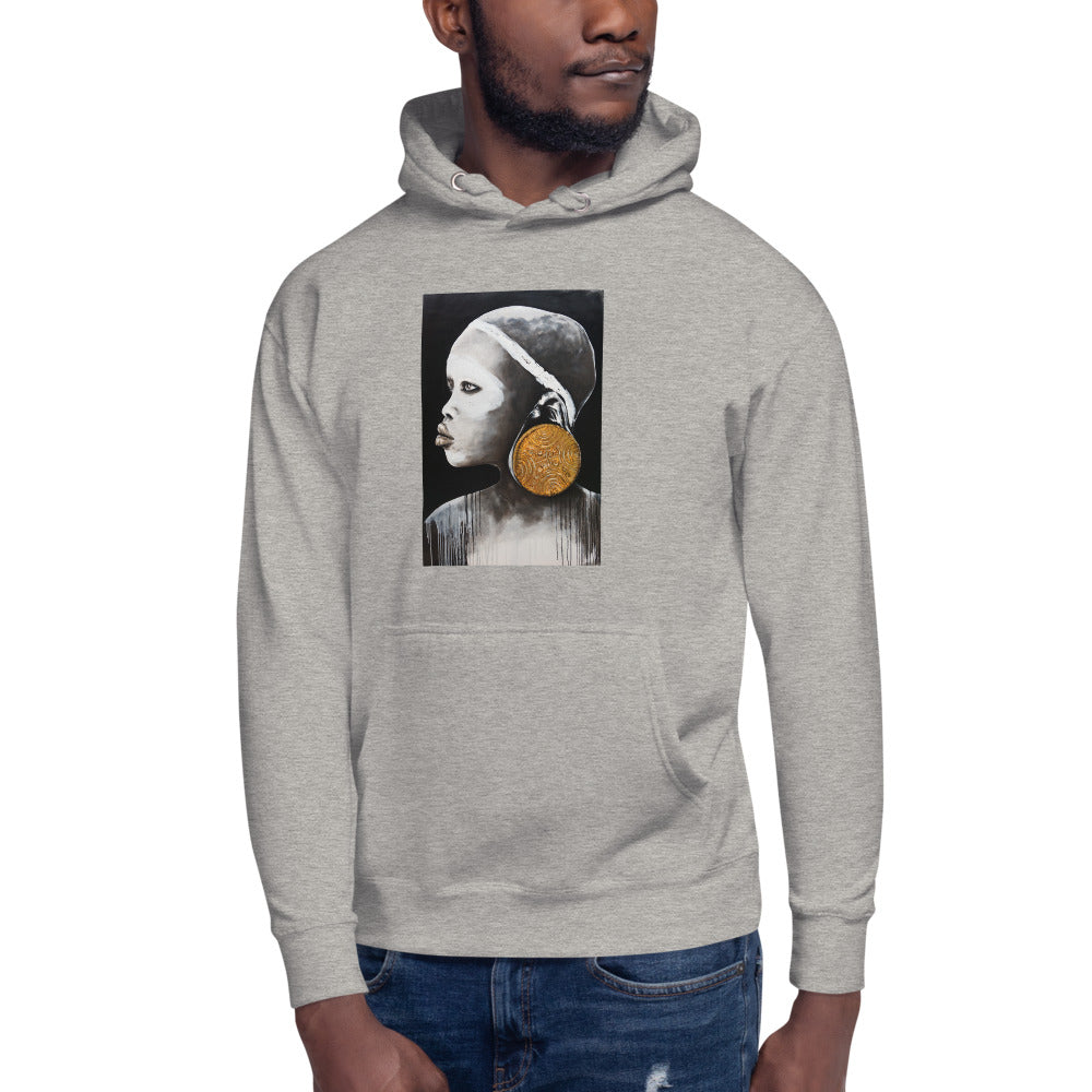 African Gold - Original Art by Lionia Hoodie