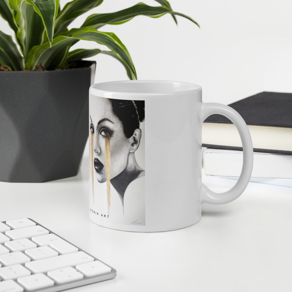 Golden Lessons - Original Art by Lionia Mug