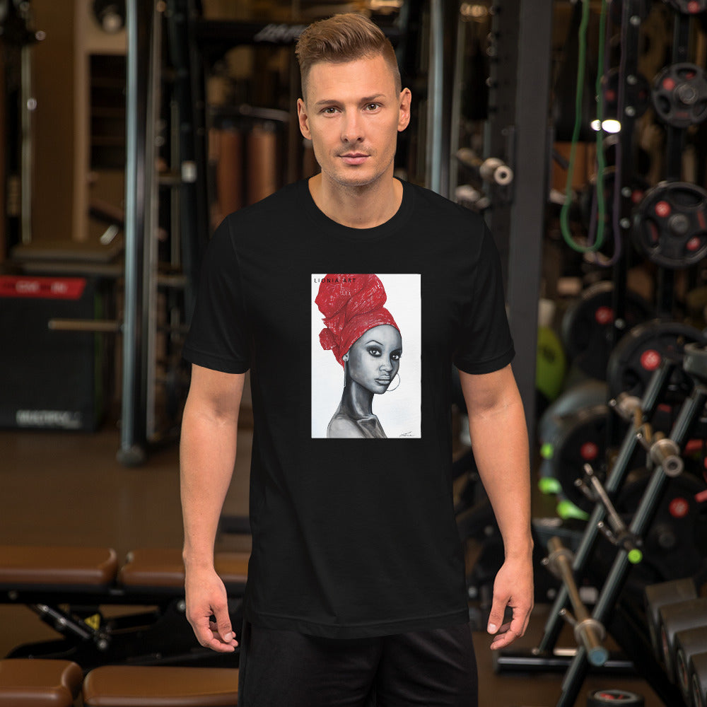 African Pride red art by Lionia Short-Sleeve Unisex T-Shirt