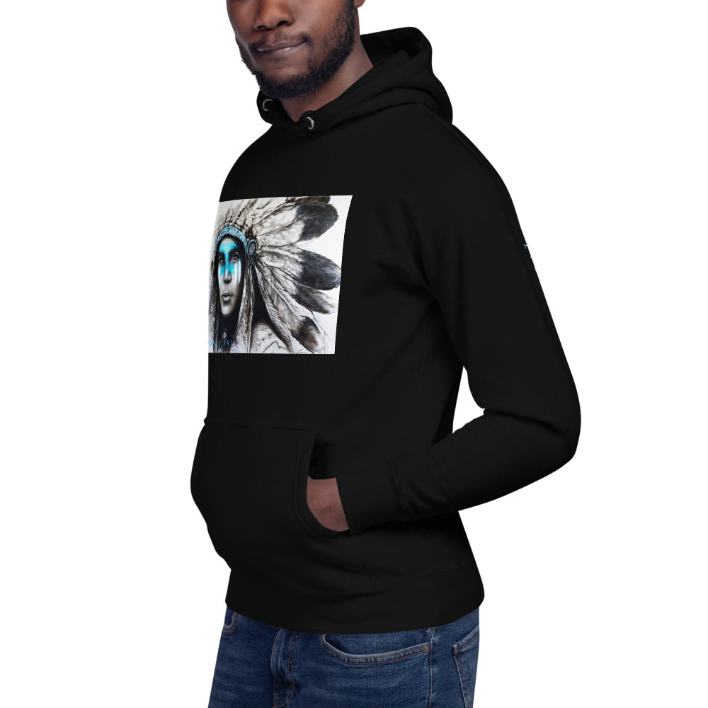 Blue Chief - Original Art by Lionia Hoodie