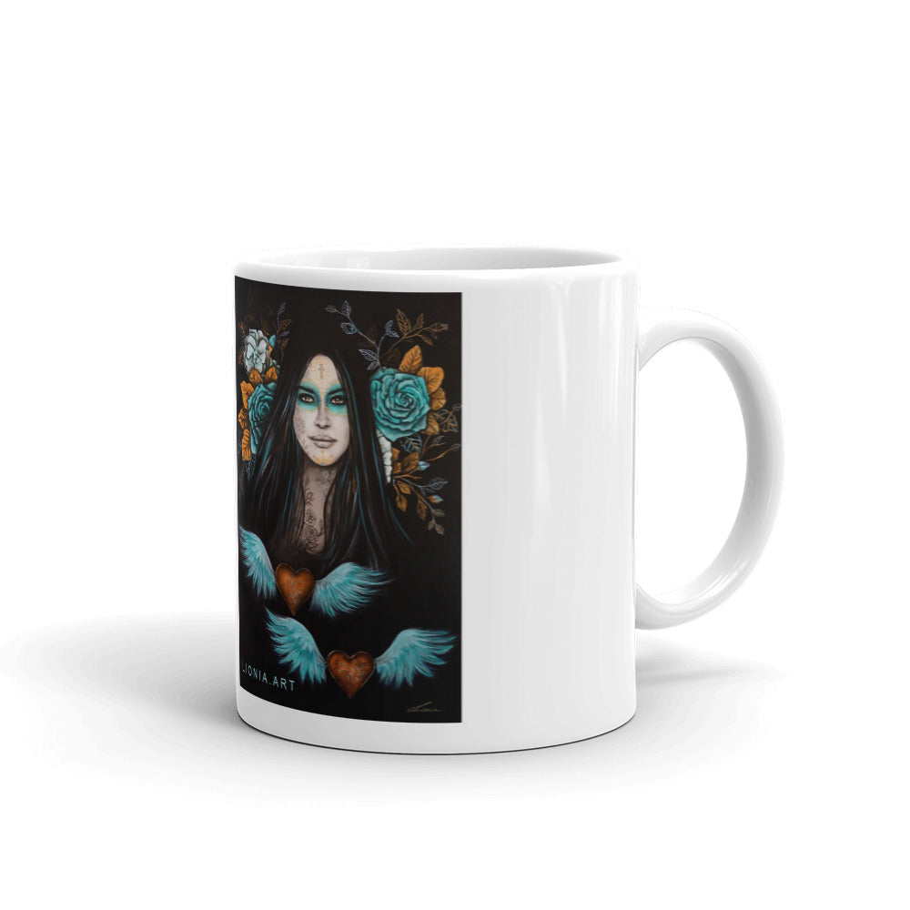 Keeper of Golden Hearts - Original Art by Lionia Mug