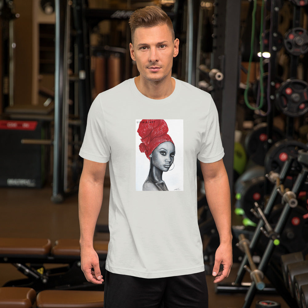 African Pride red art by Lionia Short-Sleeve Unisex T-Shirt