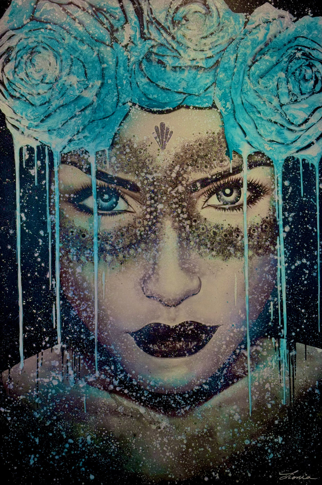 Fuego Celestial - Portrait of girl. Inspired by the Art Deco / Gatsby era lifestyle of the 1920's.