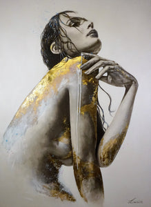 11:11 Ascendance - Angelic beauty in gold. Limited Ed Print