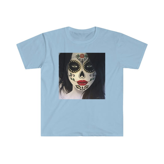 Dia de los Muertos, sugar skull - Men's Fitted Short Sleeve Tee