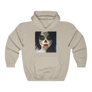 Dia de los muertos, sugar skull - Unisex Heavy Blend™ Hooded Sweatshirt
