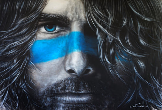 Modern Warrior. Portrait of Tom Cruise. Limited Edition