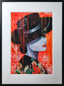 Ole' - Beautiful Spanish woman portrait. Limited Edition Print - framed or unframed
