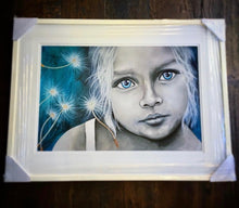 Make a Wish - Portrait of innocence. Ltd Ed Print. Framed or unframed.