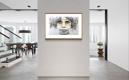 Alkira - Australian Aboriginal child portrait. Limited Edition