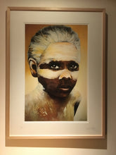 Ochre Boy - Aboriginal boy artwork. Ltd Edition Print - framed or unframed