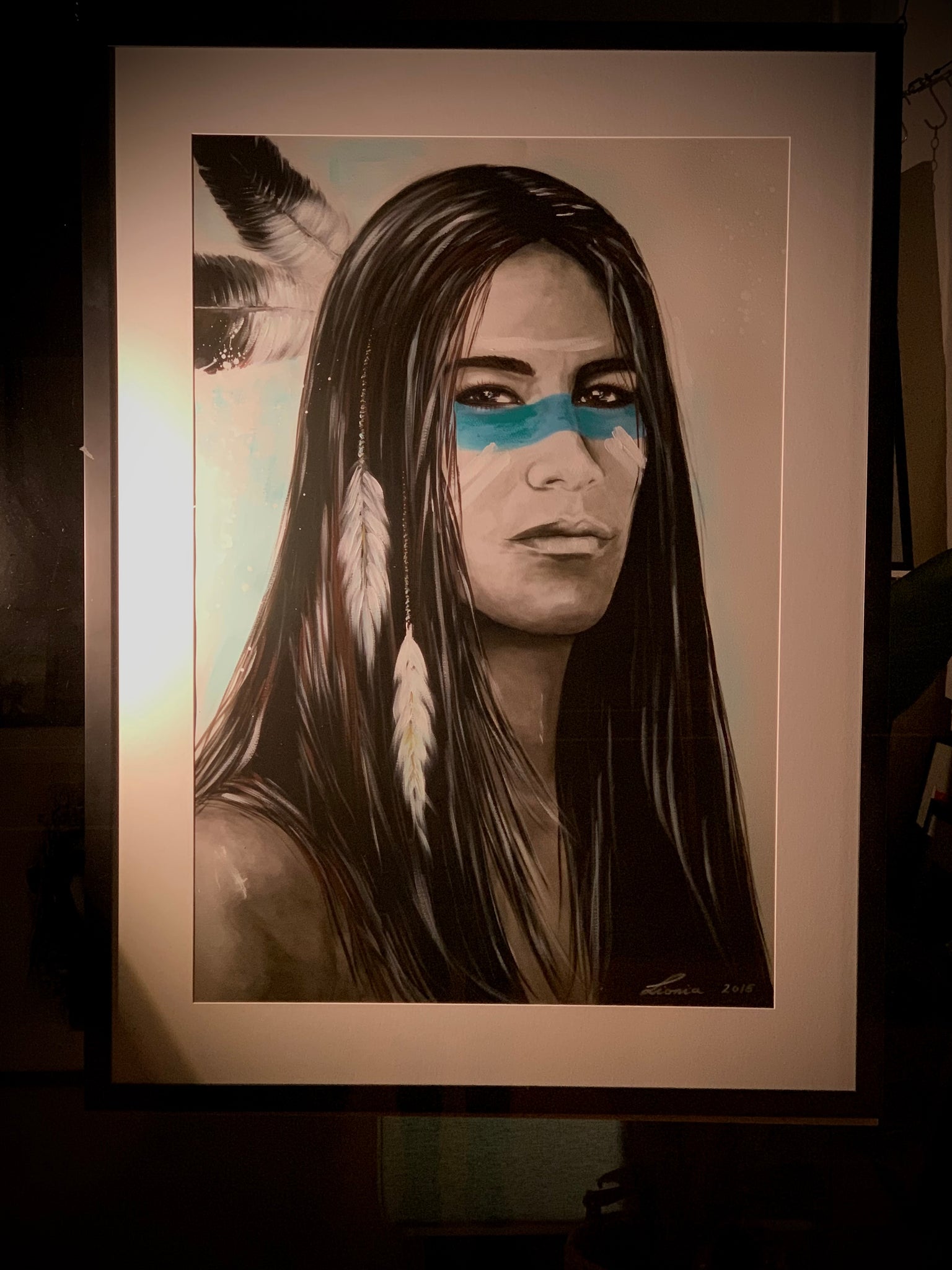 Native Blue - Deluxe artwork. – LioniaArt