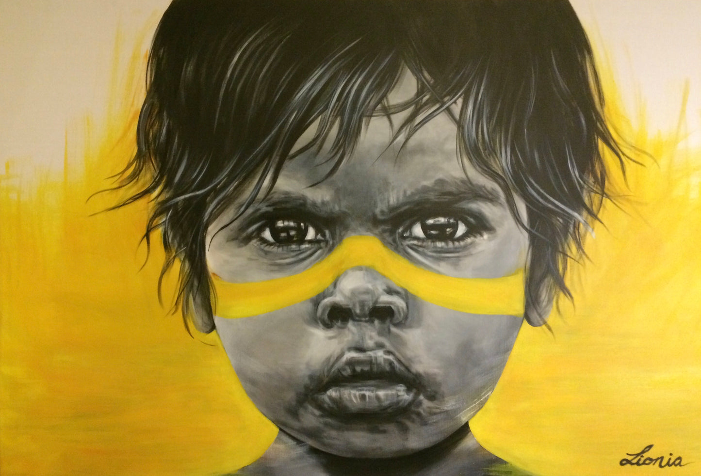 Dreamtime Boy - indigenous Australian boy. Limited Edition