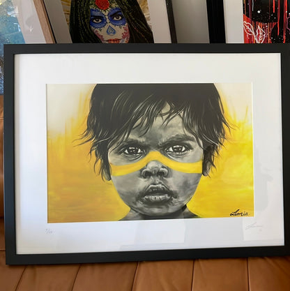 Dreamtime Boy - indigenous Australian boy. Limited Edition