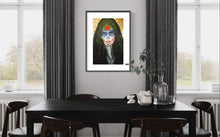 Alma - Mexican beauty, day of the dead portrait art - available framed and unframed