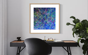 6Degrees. Colours, complexity, geometric, modern. Limited Edition print.