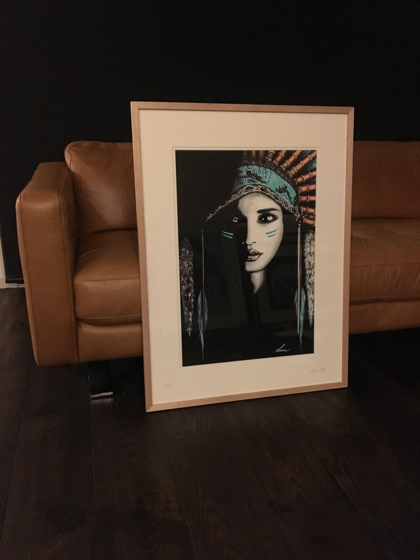 She Wolf - Native American Indian girl. Limited Edition