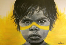 Dreamtime Boy, Yellow Deluxe - SOLD