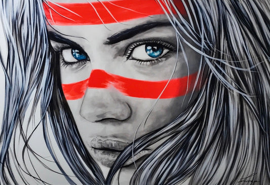 Beach Tribe / Fire - Deluxe. Enquire to get a custom work.
