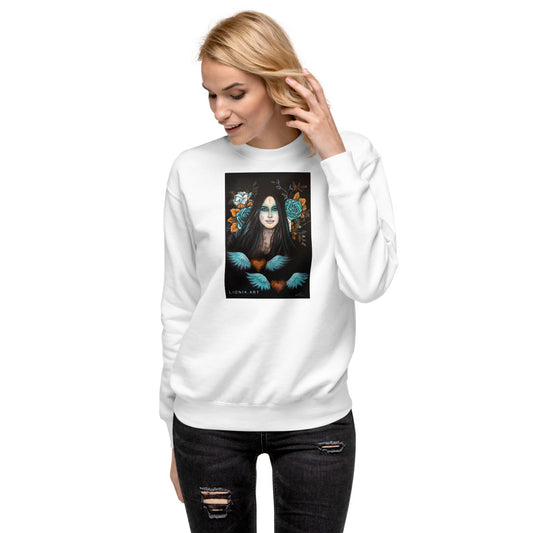 Unisex Fleece Pullover KEEPER OF GOLDEN HEARTS by LIONIA