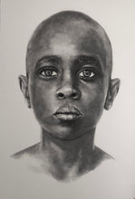 Just a Boy - African boy portrait. Limited Edition giclee' art print - available framed and unframed